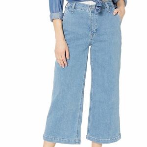J. Crew Mercantile Cropped Wide Leg Jeans